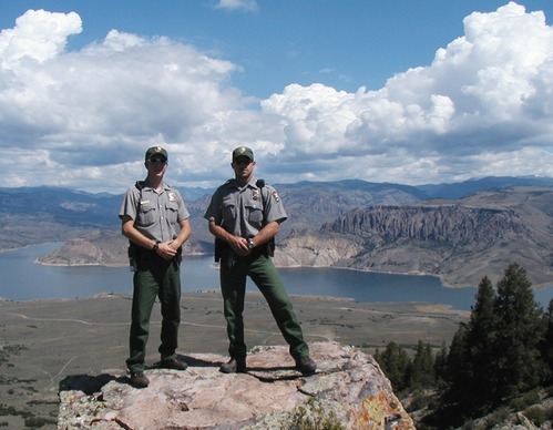 Law enforcement rangers at Curecanti are responsible for patroling the 43,000 acres of the park.