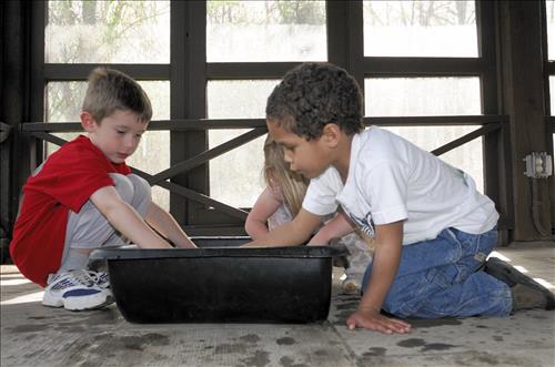 Junior Ranger, Jr. program at Cuyahoga Valley National Park, indoor activities