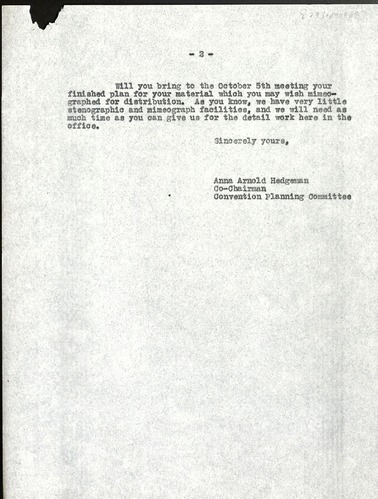 National Council of Negro Women Correspondence 