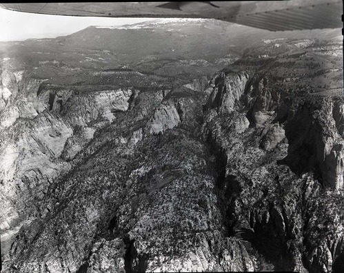 Private lands - Langston Mountain and Lee Valley, aerial view for land appraisal purposes.