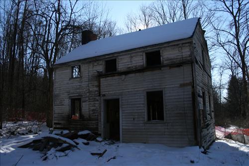 Hamilton/Minard House during demolition --- Winter 2013