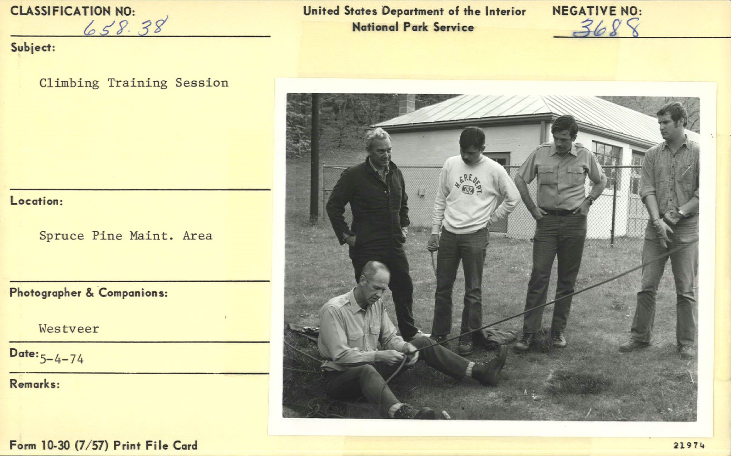 Climbing Training session