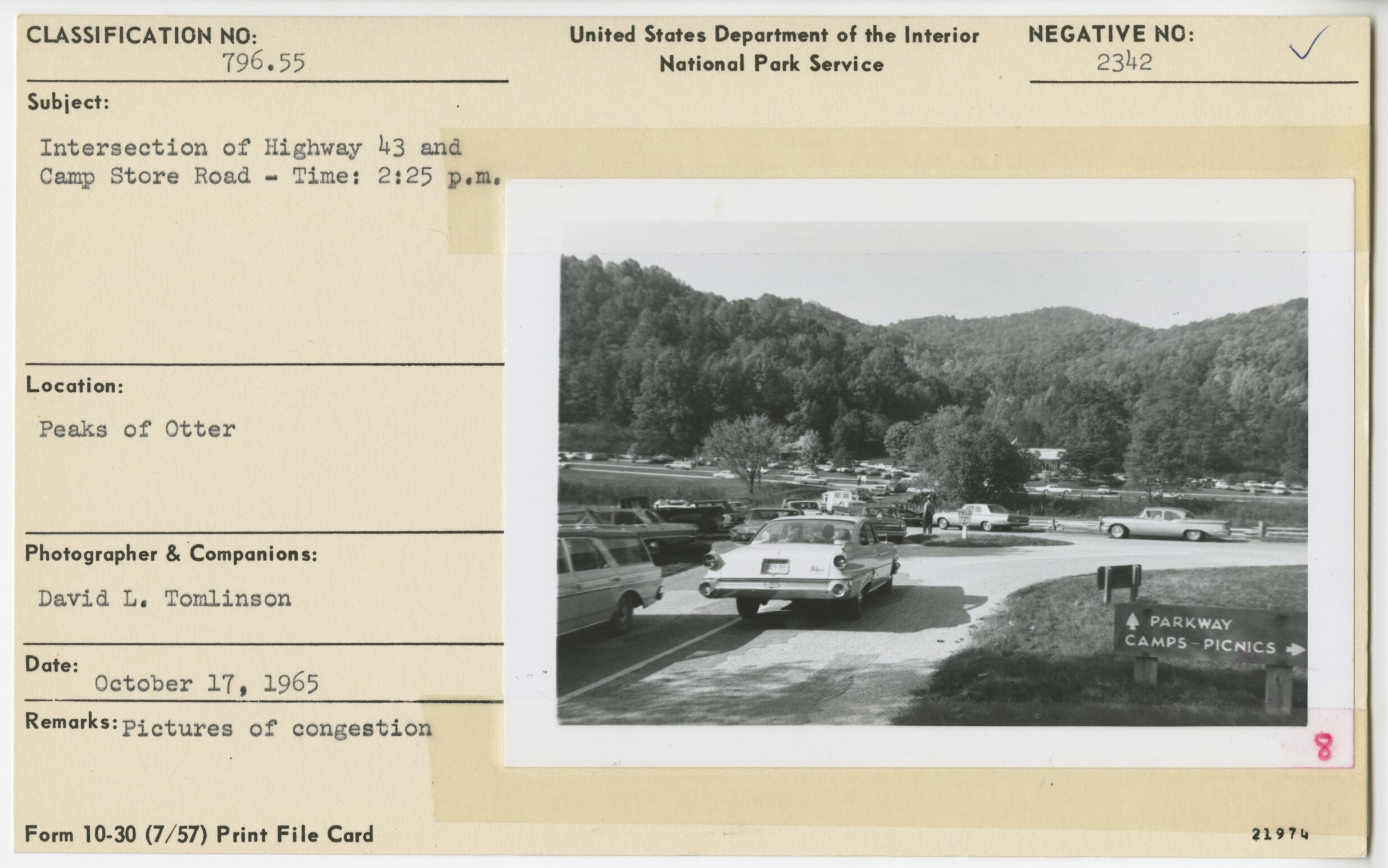 Congestion near intersection of Highway 43 and Camp Store Road