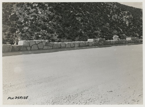 Bear Gulch Entrance Road Rock Wall