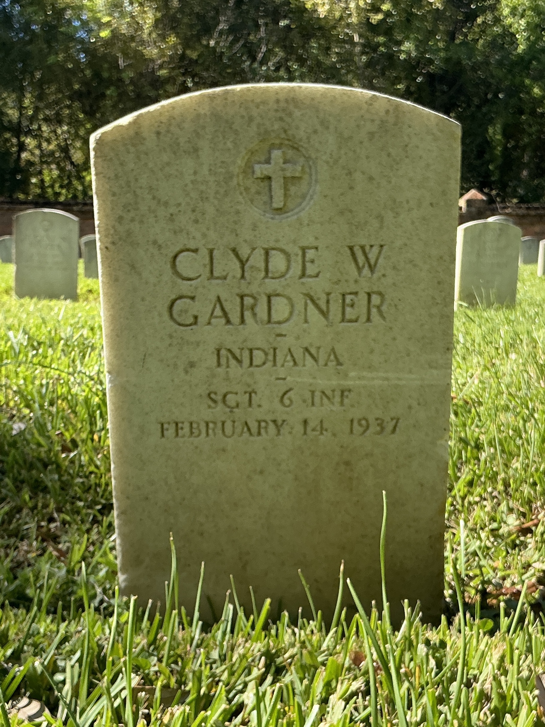 Front of upright marble headstone with flat face.