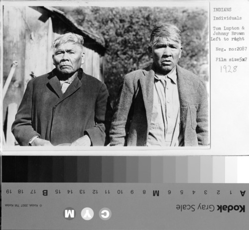 Tom Lupton & Johnny Brown. Left to right.