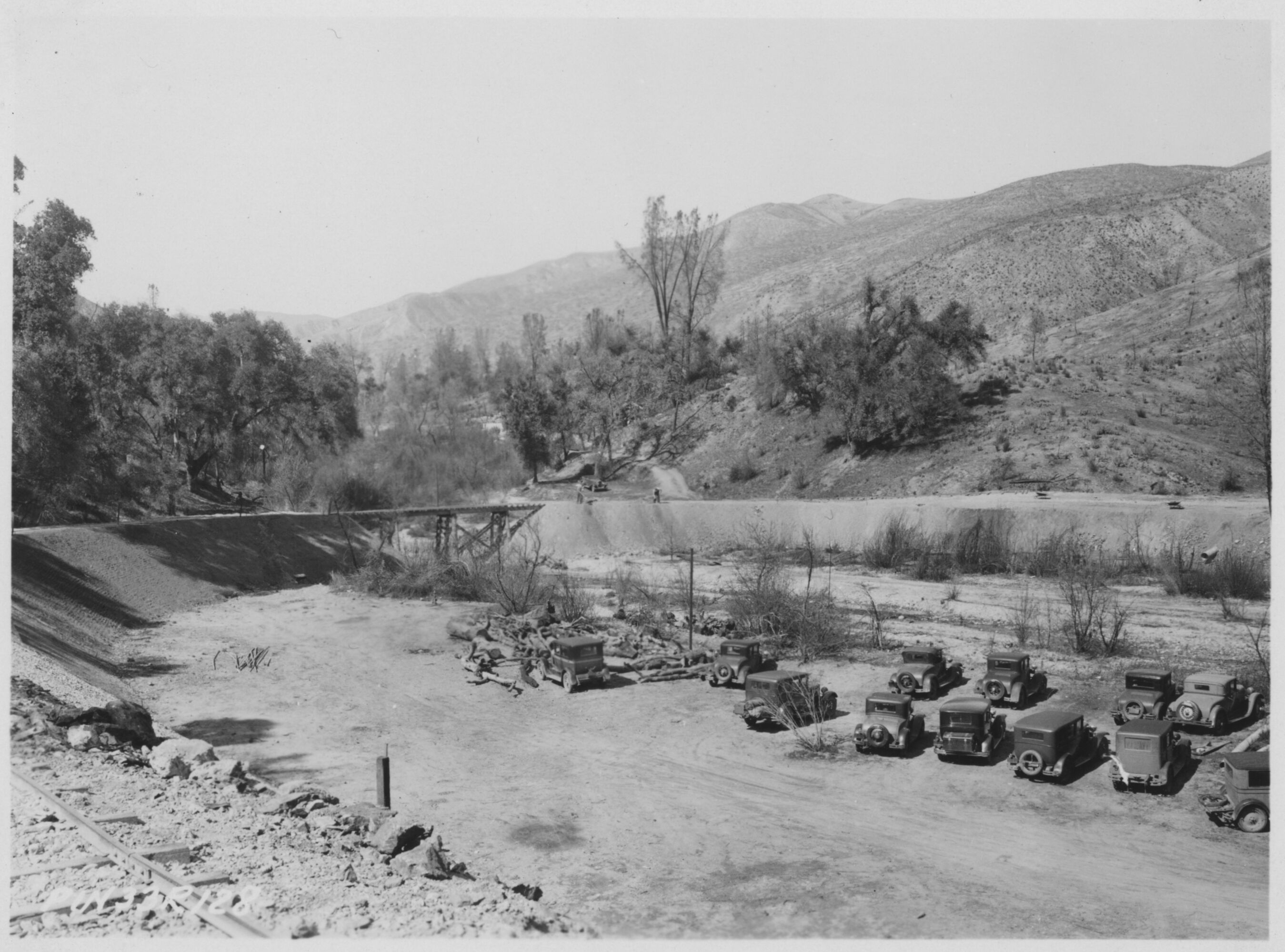 Monthly Progress Report on Physical Improvements or Minor Roads and Trails Photograph