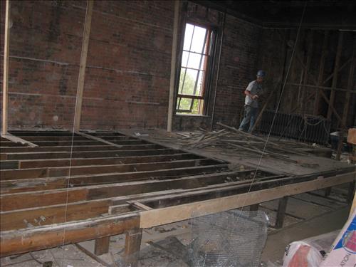 Union Building Progress Photos Week 09-06-2010