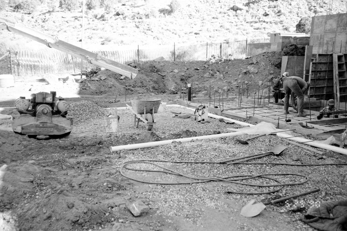 Construction of headquarters addition.