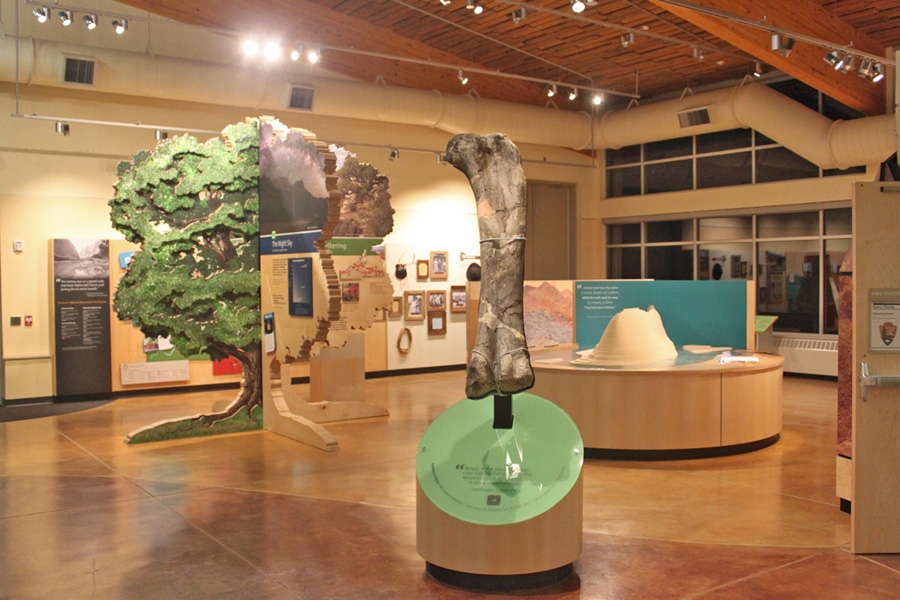 Inside the Quarry Visitor Center-Exhibits 1