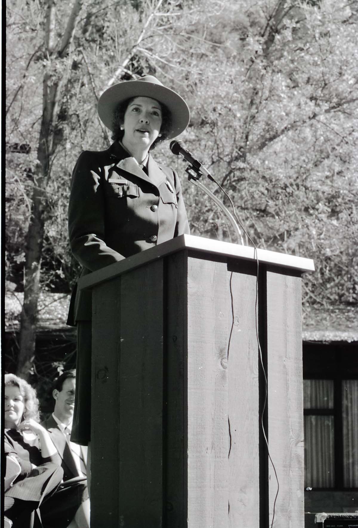 BW Photos of the Zion Lodge Rededication Ceremony.