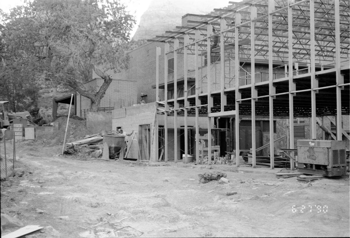 Construction of headquarters addition.