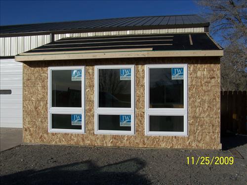 Bighorn Canyon ARRA project 2010, Passive solar room 1