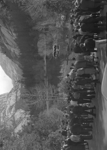 Easter sunrise service at Mirror Lake.