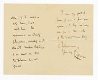 Manuscript letter
