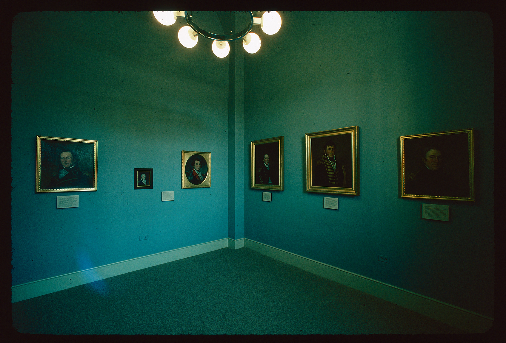 Second Bank of the United States. Interior. Portrait Gallery.