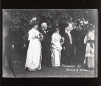 Thomas Edison and Mina Edison at the wedding of Madeleine Edison and John Eyre Sloane.