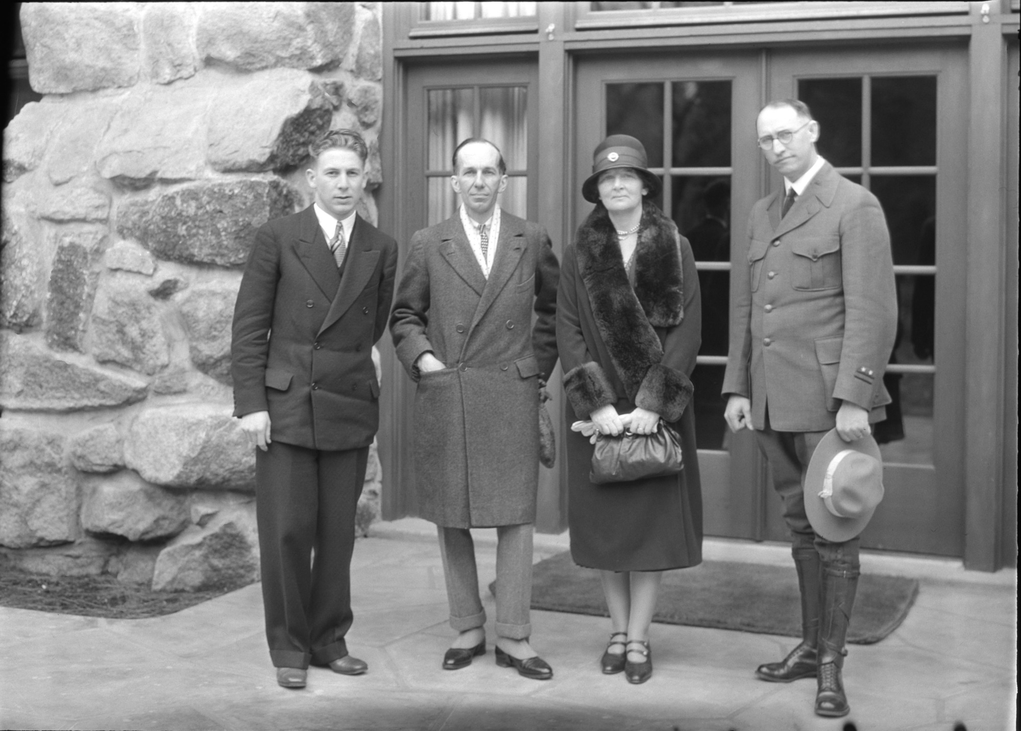 Paul Show, Mr. & Mrs. Massey and Acting Supt. E. P. Leavitt.