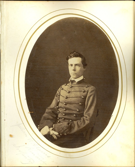 Julian H Adams in West Point Uniform, Class of 1861