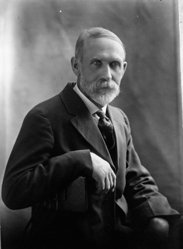 Portrait of John B. Fairbanks, resident artist of 1920s, son-in-law of Oliver D. Gifford.  J.B. Fairbanks was the father of sculptor Avard T. Fairbanks, as well as father of Merwin G. Fairbanks (by second marriage) who wrote 'A Brief History of Zion Canyon and Springdale' to 1947 (published 1972).