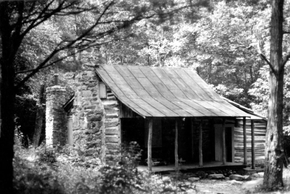 1973 photo of Corbin Cabin