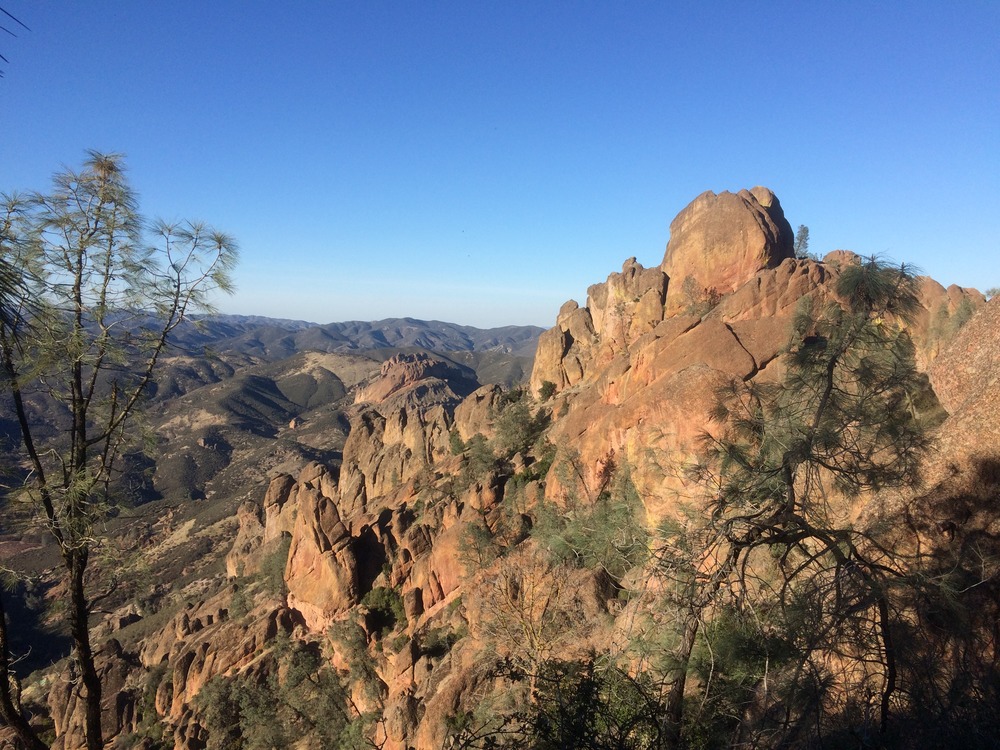 Rock formations on a sunny day