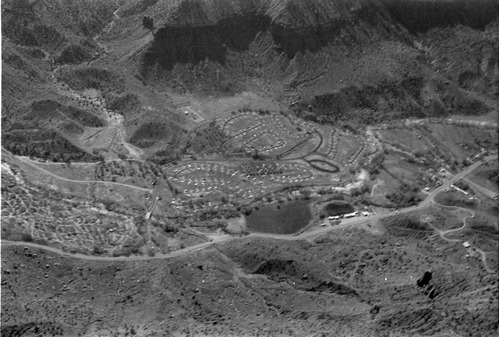 BW Aerial Photos of Zion National Park.