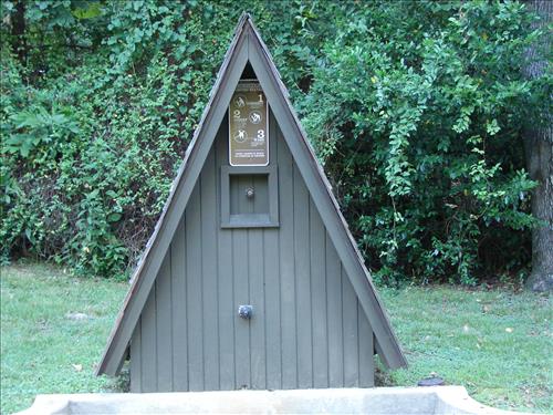 Paint Campground Buildings at Hot Springs National Park in June 2010