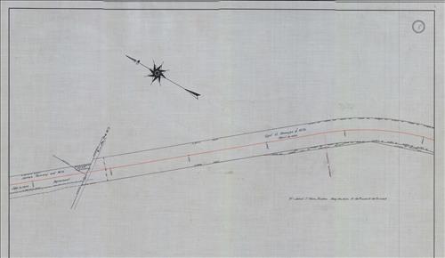 52419.LK--Property Map--Warren Railroad--Bridgeville to Delaware, NJ