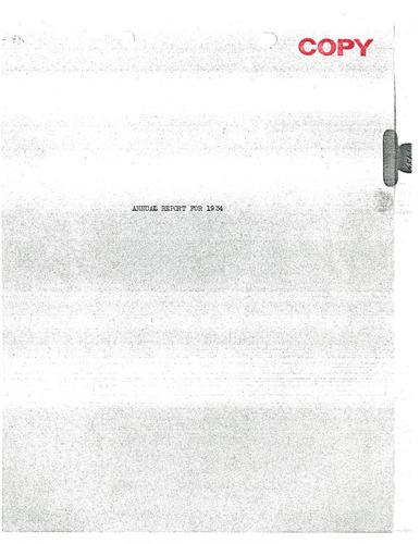 ZION 15652 Superintendents Annual Report 1934