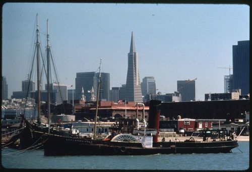 Various views of the Eppleton Hall (built 1914; tugboat) at and near the San Francisco Waterfront