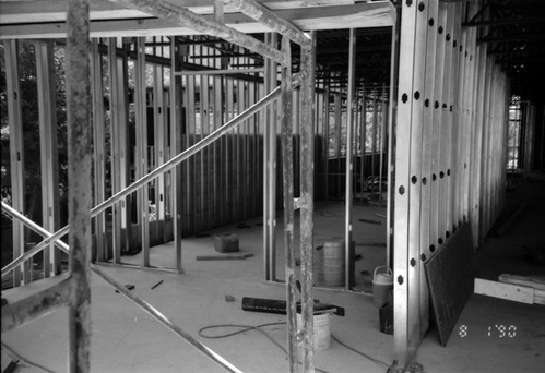 Construction of headquarters addition.