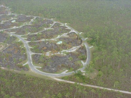 Fuels reduction, Lone Pine Key, Everglades NP in May, 1999