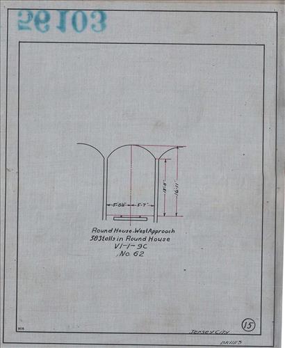 56103.LB--clearance sketches--Structures less than 8 feet from center line of track or less than 22 feet above top of rail [Group 01]