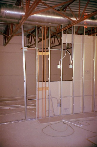 Construction of headquarters addition.