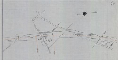 52421.LK--Property Map--Warren Railroad--Washington to Bridgeville, NJ