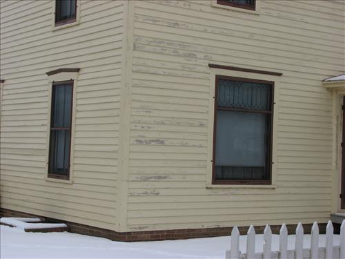 Scrape and Paint Stucture, Repair/Replace Storm Windows and Screens HS-06, Labin Miles House, FY2012