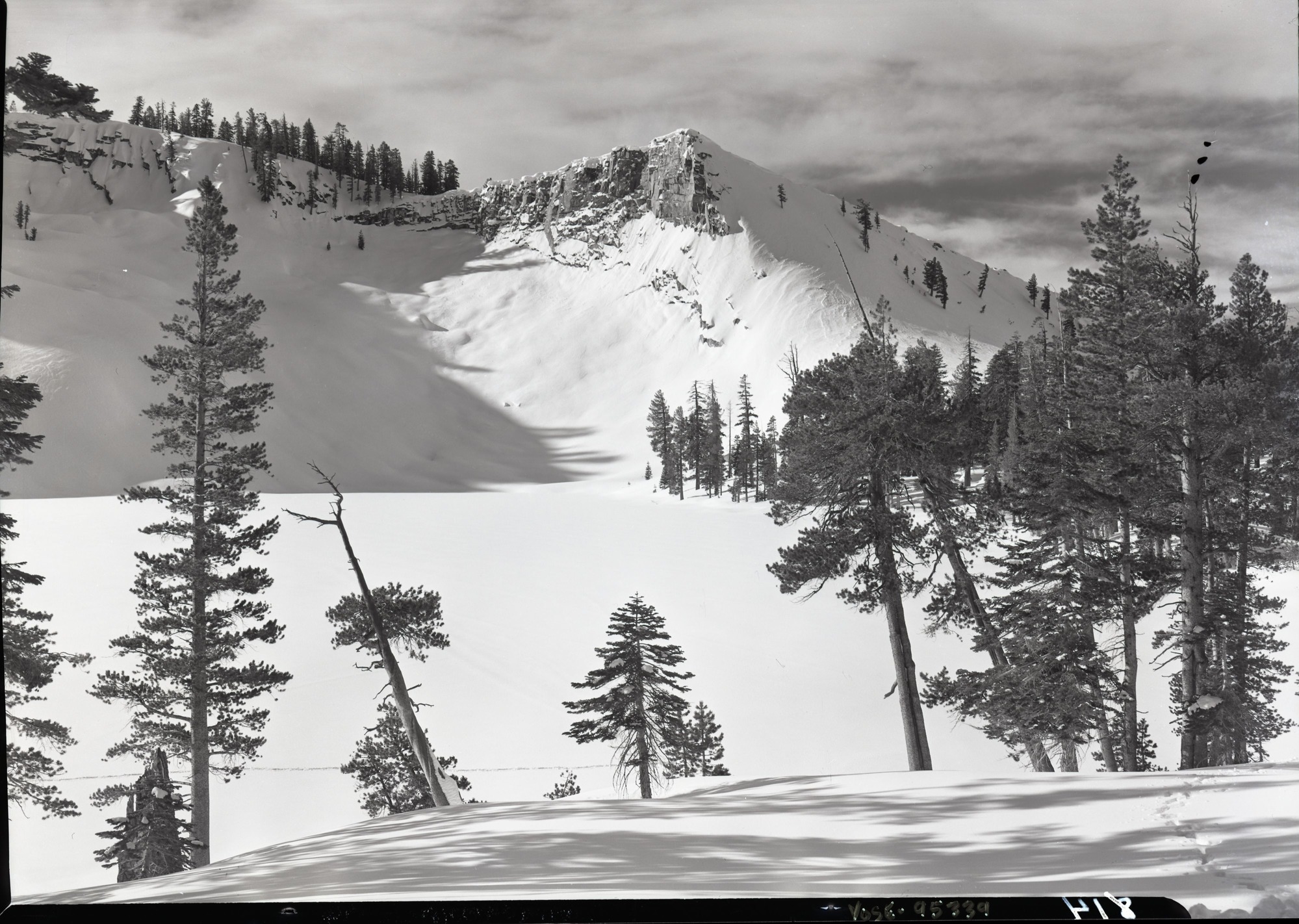 View across from ski hut.