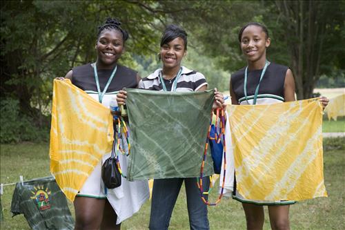 Get Up, Get Out & Go! finale, tie-dying 2