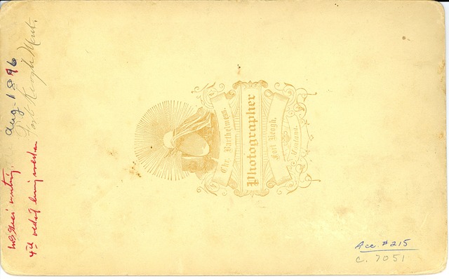 Line of Soldiers with Bicycles at Fort Keogh, Montana