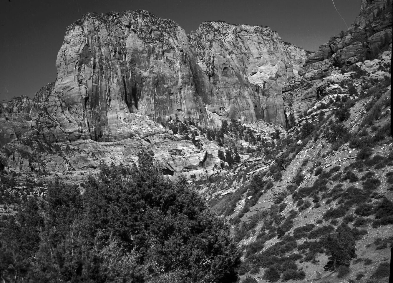 View from Lee's Pass looking northeast.