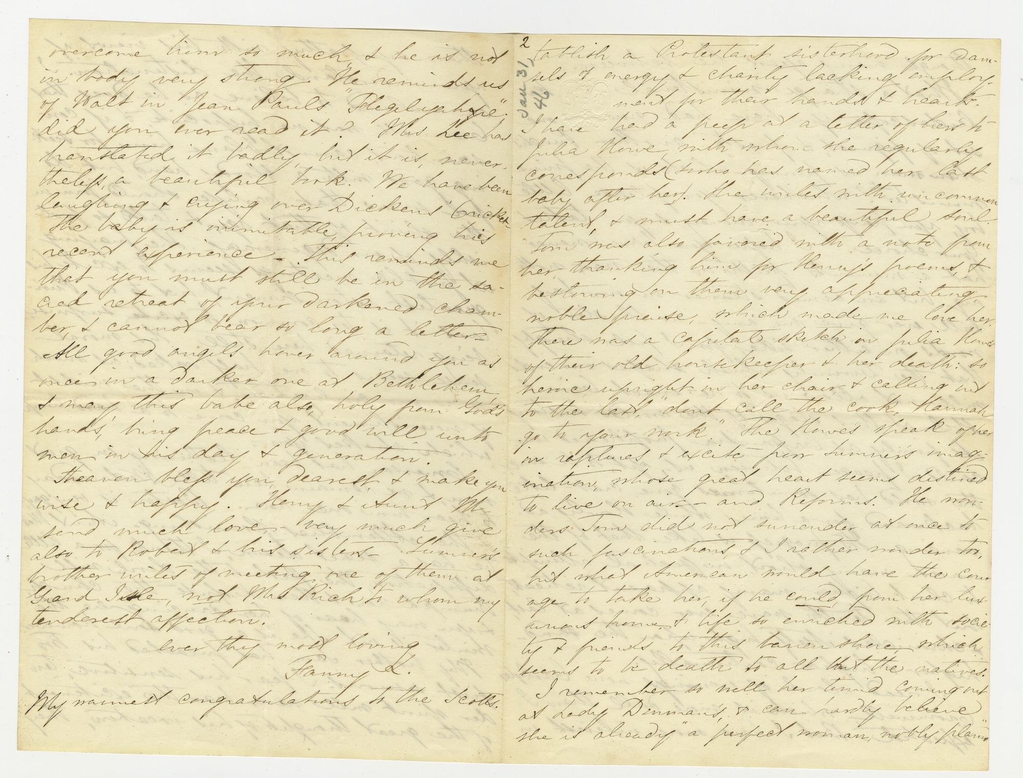 Manuscript letter
