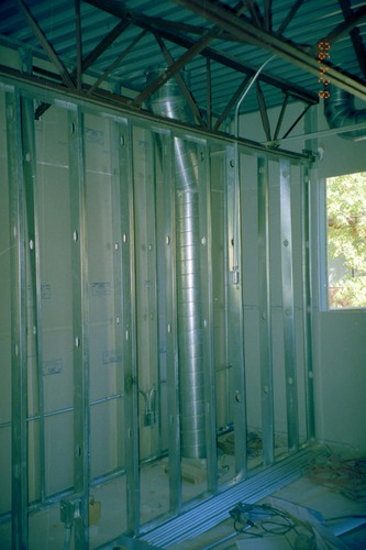 Construction of headquarters addition.