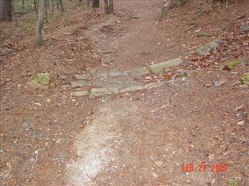 Rehab 20 Miles of Park Trails at Hot Springs National Park in May 2009