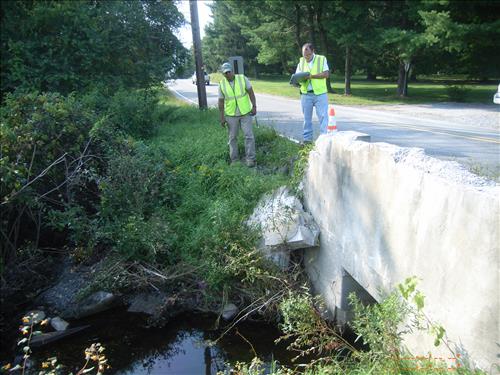 Hurricane Irene Damage to Jager Road in August 2011