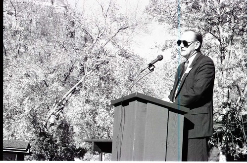 BW Photos of the Zion Lodge Rededication Ceremony.