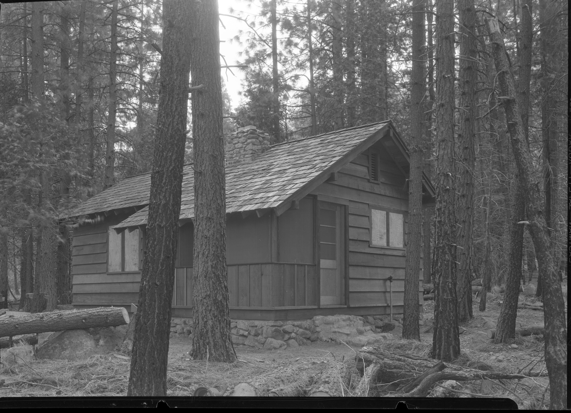 Cabin at Frog Creek completed by C. C. C.