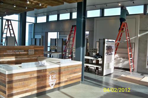 Lands End Lookout  Construction photos group 2