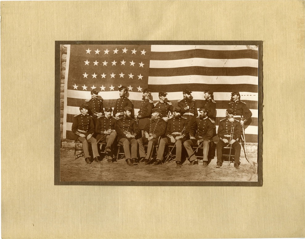 14 Officers in Dress Uniform