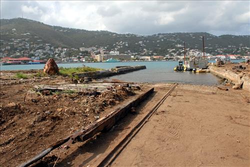 Historic Railings and Bollards at Creque Marine Slipway, 2008